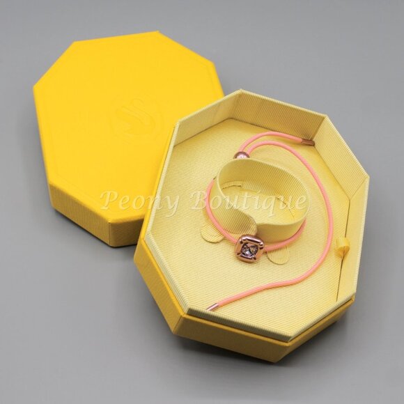 Swarovski 5626400 Dulcis necklace choker jewelry pink purple adjustable new - Picture 3 of 15